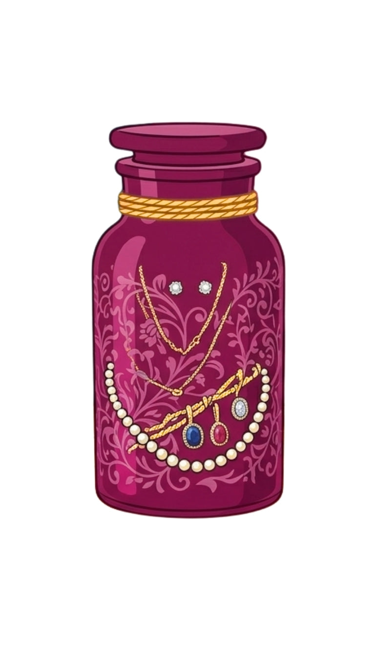 Ruby Mystery Jar
