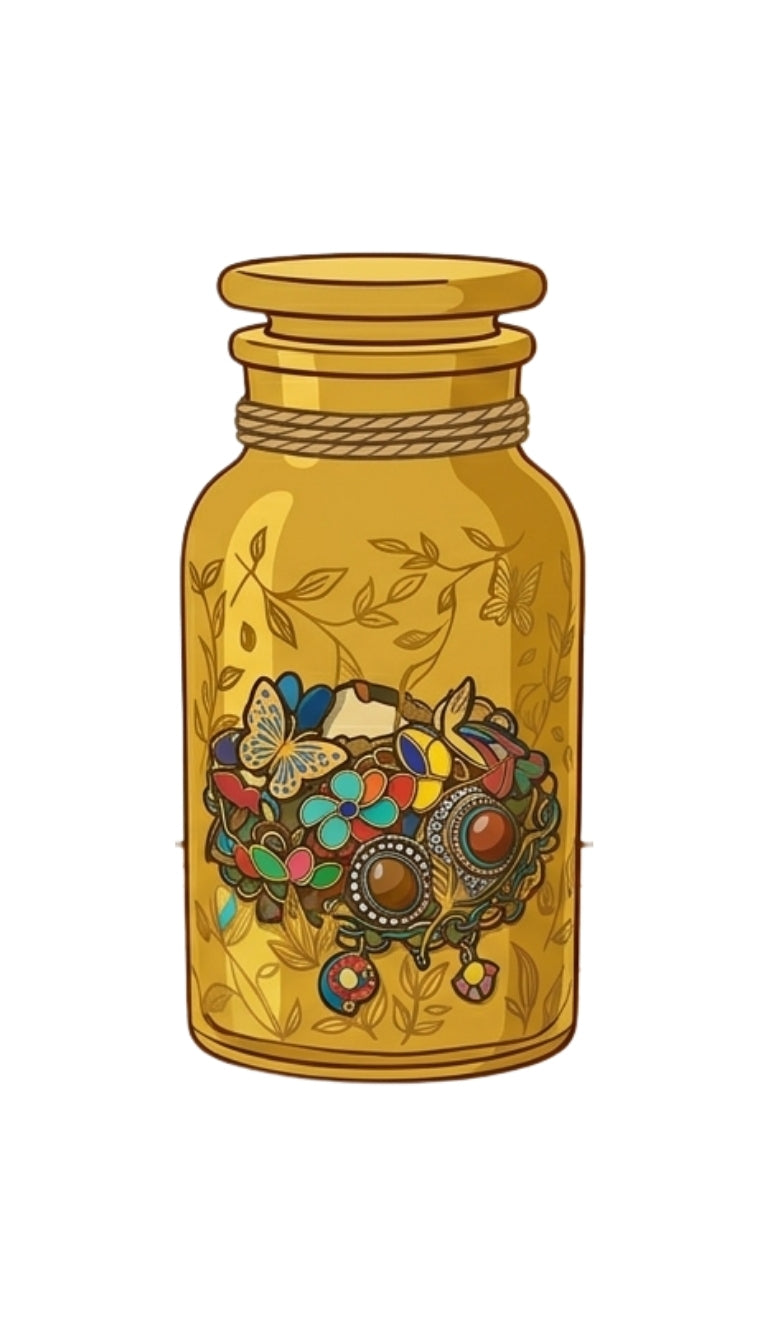 Golden Mystery Jar